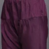 Women Purple Yoke Design Silk Blend Anarkali Suit With Dupatta - Image 3